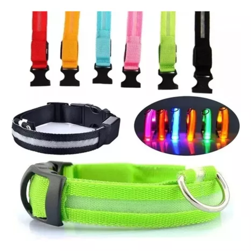 Collar Led Resistente para Mascotas  ** Recargable**